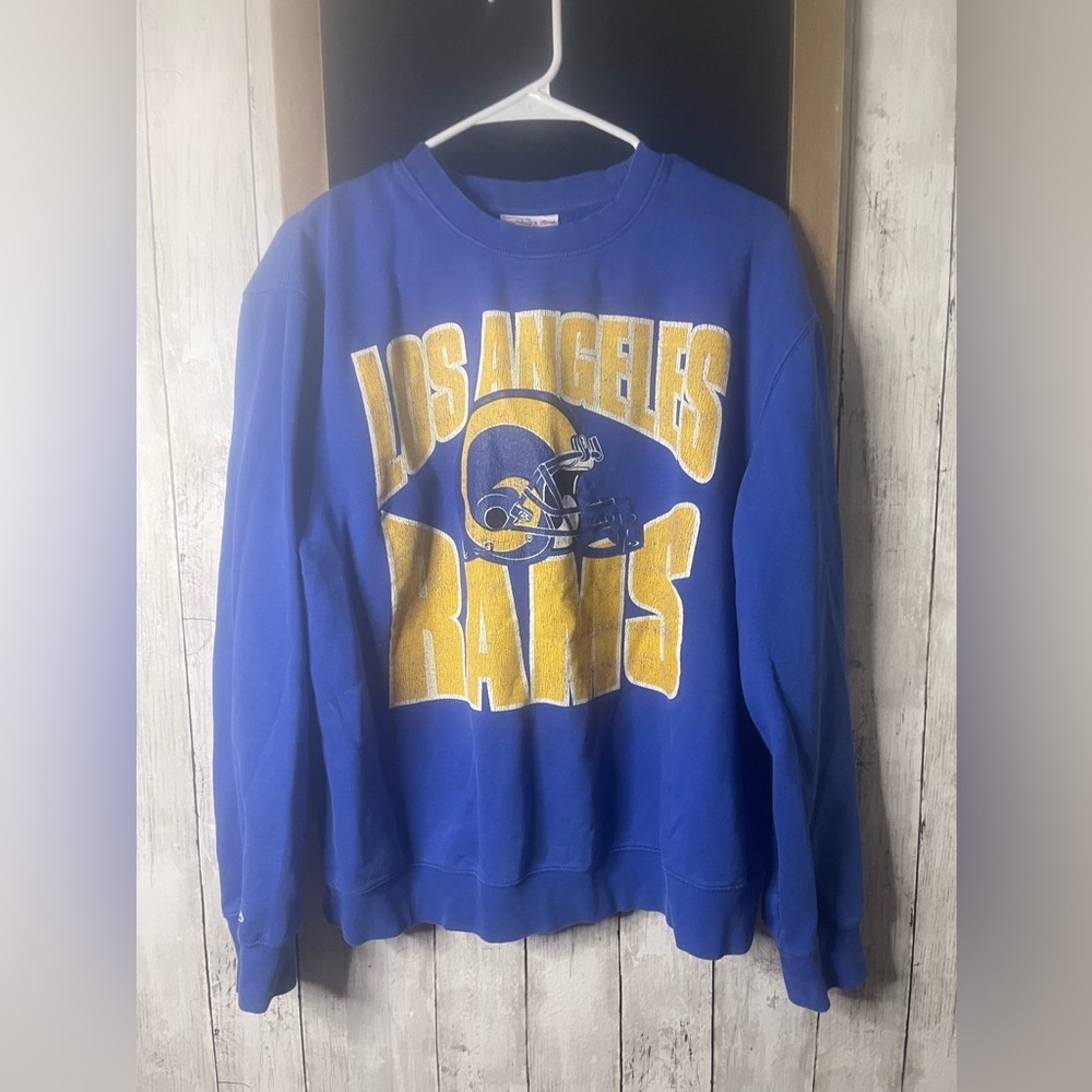 NFL Los Angeles Rams Large Blue Men’s Sweatshirt Mitchell & Ness